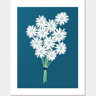 Playful Daisies Bouquet Posters and Art